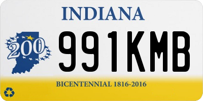 IN license plate 991KMB