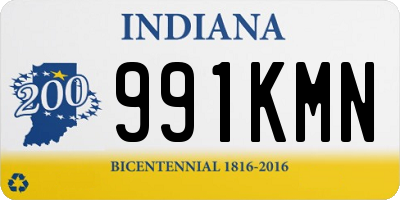IN license plate 991KMN