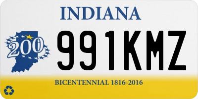 IN license plate 991KMZ