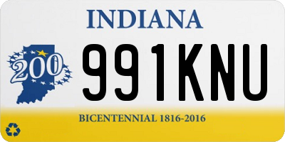 IN license plate 991KNU