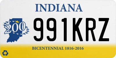 IN license plate 991KRZ