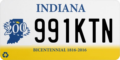 IN license plate 991KTN