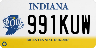 IN license plate 991KUW