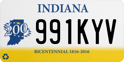 IN license plate 991KYV