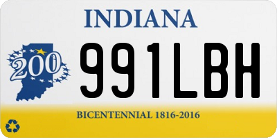 IN license plate 991LBH