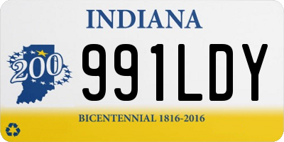 IN license plate 991LDY