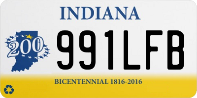 IN license plate 991LFB