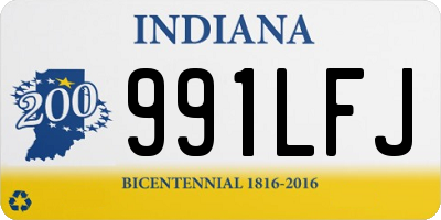 IN license plate 991LFJ