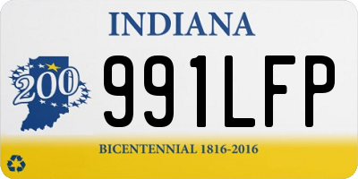 IN license plate 991LFP