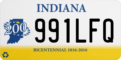 IN license plate 991LFQ