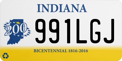 IN license plate 991LGJ