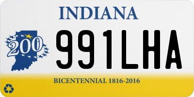 IN license plate 991LHA