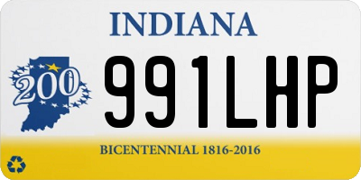 IN license plate 991LHP