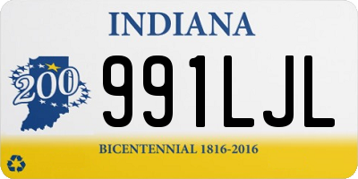 IN license plate 991LJL