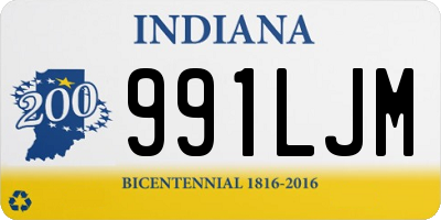 IN license plate 991LJM