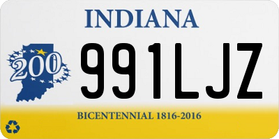 IN license plate 991LJZ