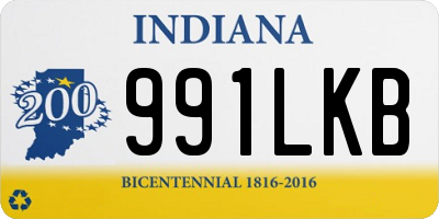 IN license plate 991LKB