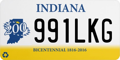 IN license plate 991LKG