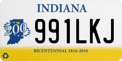 IN license plate 991LKJ