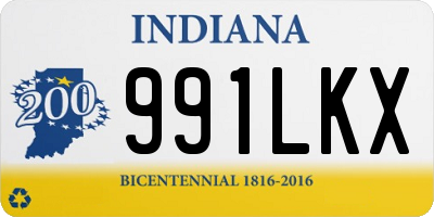 IN license plate 991LKX