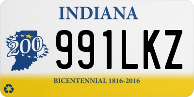 IN license plate 991LKZ