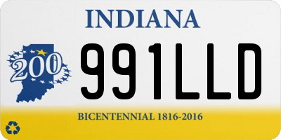 IN license plate 991LLD