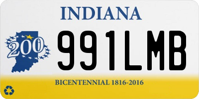 IN license plate 991LMB