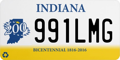 IN license plate 991LMG