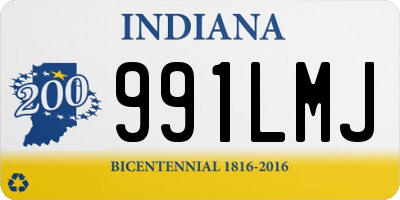 IN license plate 991LMJ