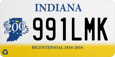 IN license plate 991LMK