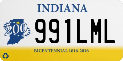 IN license plate 991LML