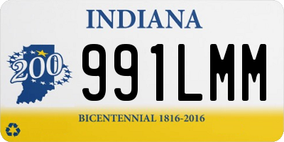 IN license plate 991LMM