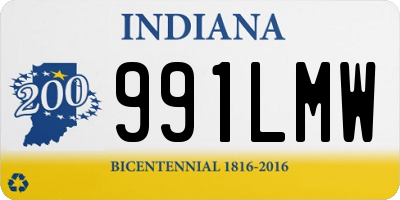 IN license plate 991LMW