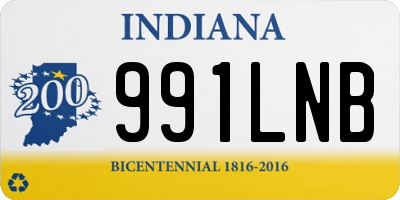 IN license plate 991LNB