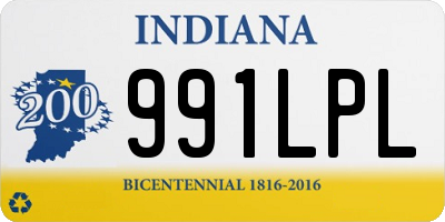 IN license plate 991LPL