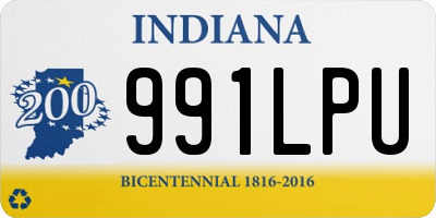 IN license plate 991LPU