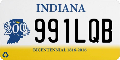 IN license plate 991LQB