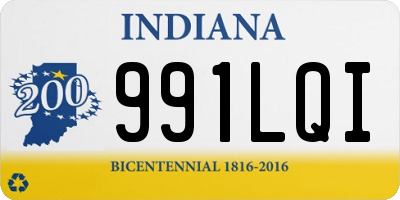 IN license plate 991LQI