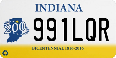 IN license plate 991LQR