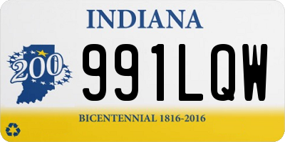 IN license plate 991LQW