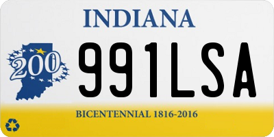 IN license plate 991LSA