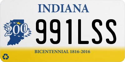 IN license plate 991LSS