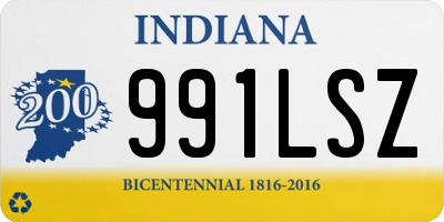 IN license plate 991LSZ