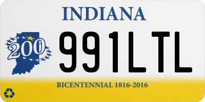 IN license plate 991LTL