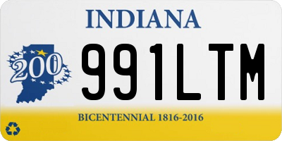 IN license plate 991LTM