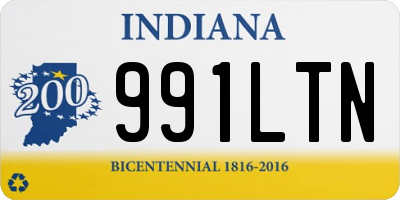 IN license plate 991LTN