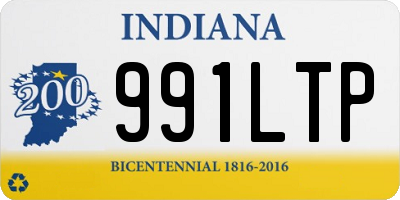 IN license plate 991LTP