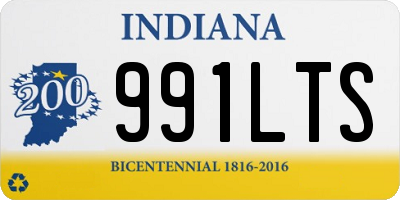 IN license plate 991LTS