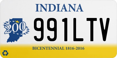 IN license plate 991LTV