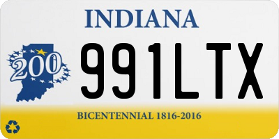 IN license plate 991LTX